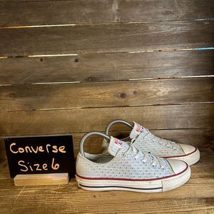 Womens Converse‎ CTAS Low Perforated Blue Casual Sneakers Shoes Size 6 M GUC